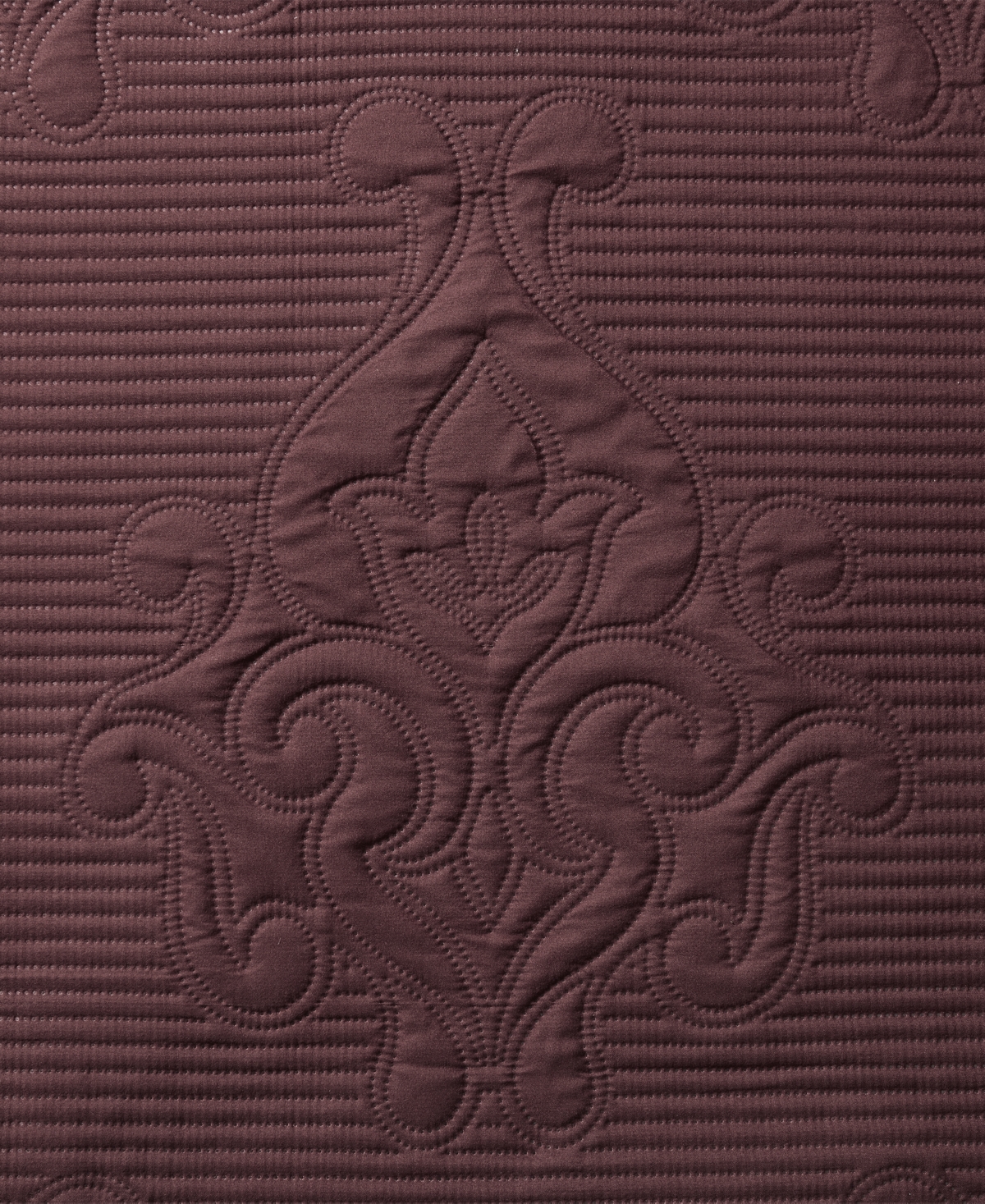 Vcny Home Solomun Pinsonic Damask 3-pc. Quilt Set, Full/queen In Maroon