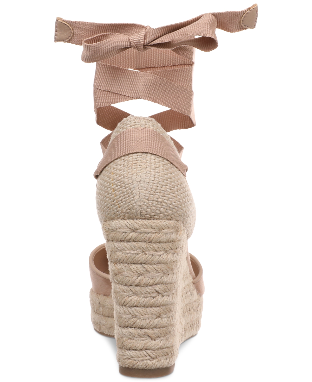 Shop On 34th Melindaa Espadrille Wedge Sandals, Exclusively At Macy's In Nude Micro