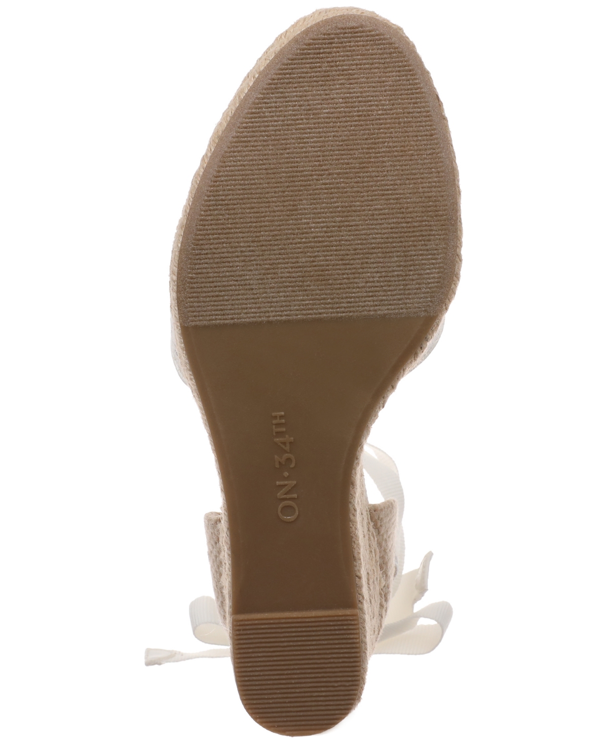 On 34th Melindaa Espadrille Wedge Sandals, Exclusively At Macy's In White Eyelet