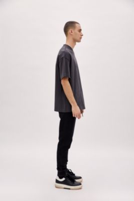Men's Oversized Tee With Emboss Detail - Pine Groove