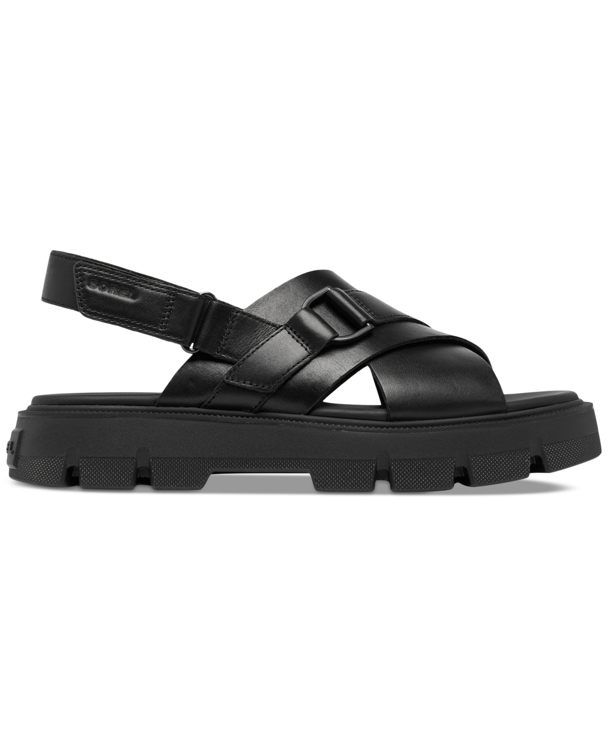 Sorel Rein Cb Sandals In Black,black