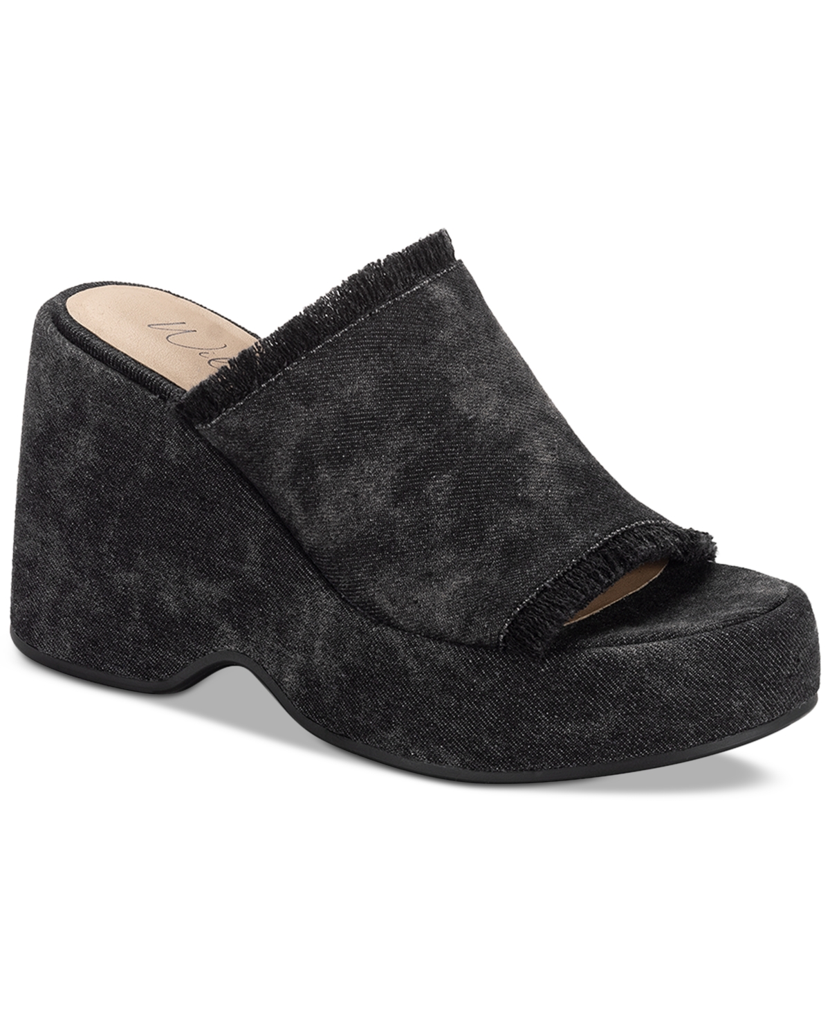 Mahrshah Platform Slide Sandals, Exclusively at Macy's - Black