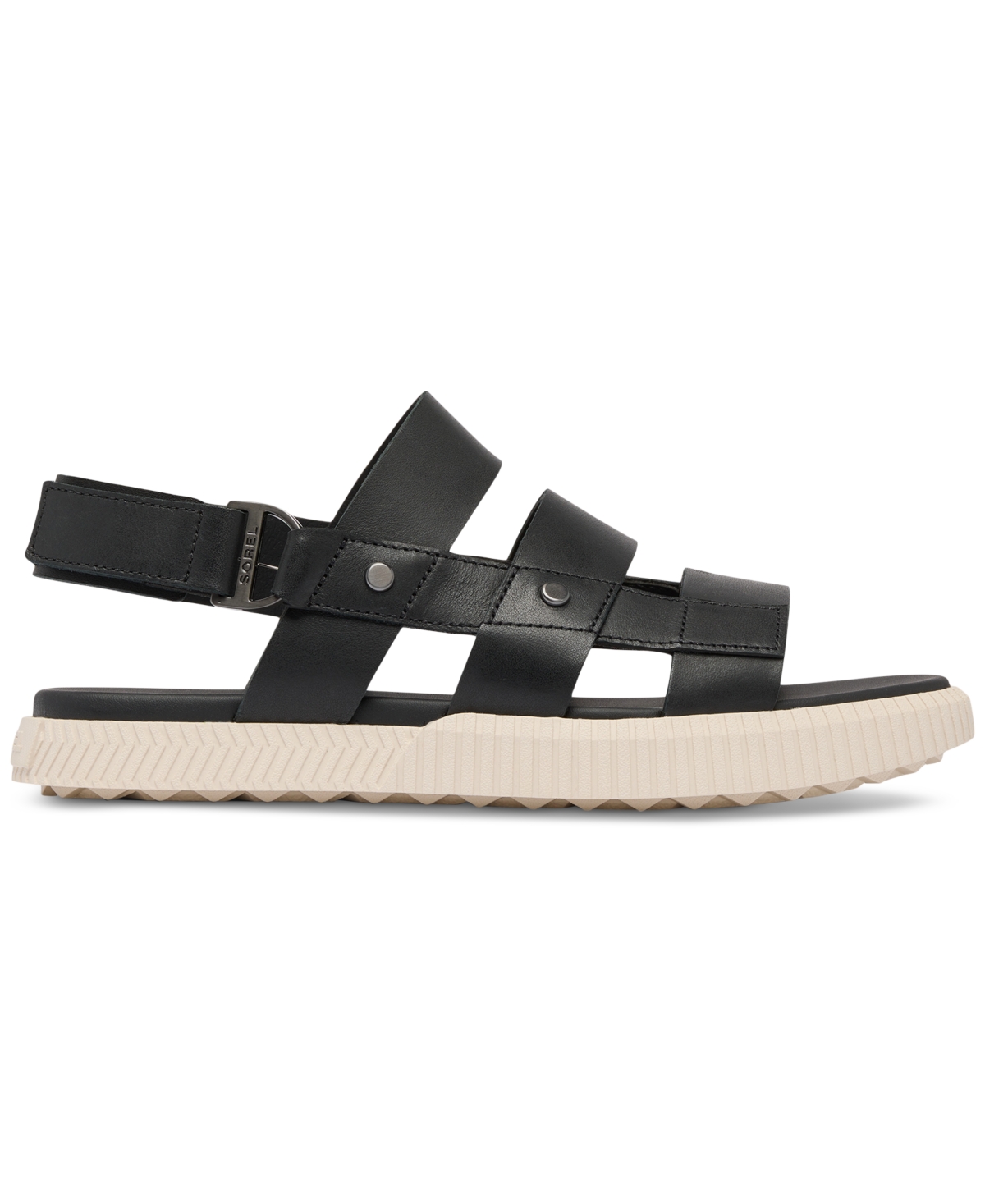 Sorel Ona Ave Slingback Sandal In Black,gum