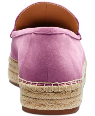 Women's Camilla Logo Espadrille Flat Suede Loafers