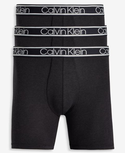 Трусы-боксеры Comfort для мужчин, с логотипом — Calvin Klein, цвет: Чёрный