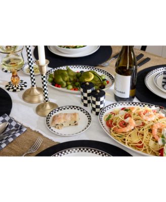 Mackenzie-childs Mackenzie Childs Courtly Check Everyday Dinnerware Serveware