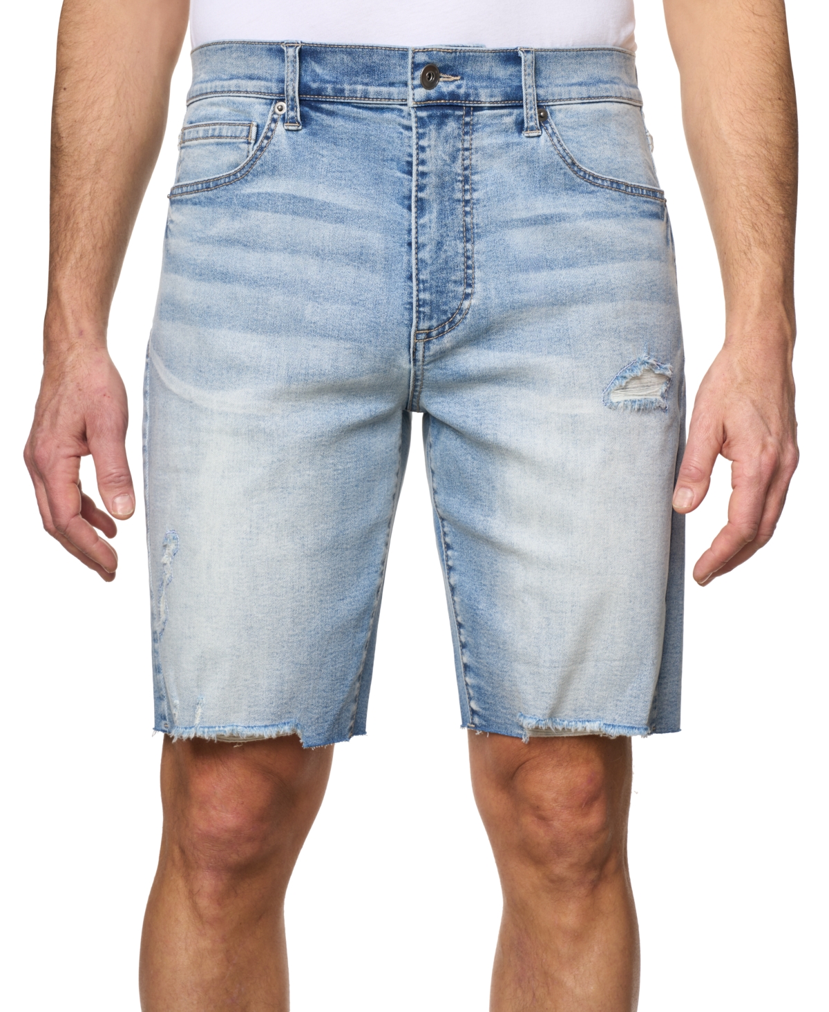 Men's Miles Slim-Fit Stretch 9-1/2" Denim Shorts - Indigo