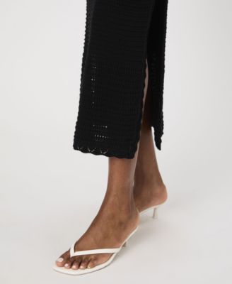 Women's Nellis Cotton Side-Slit Skirt