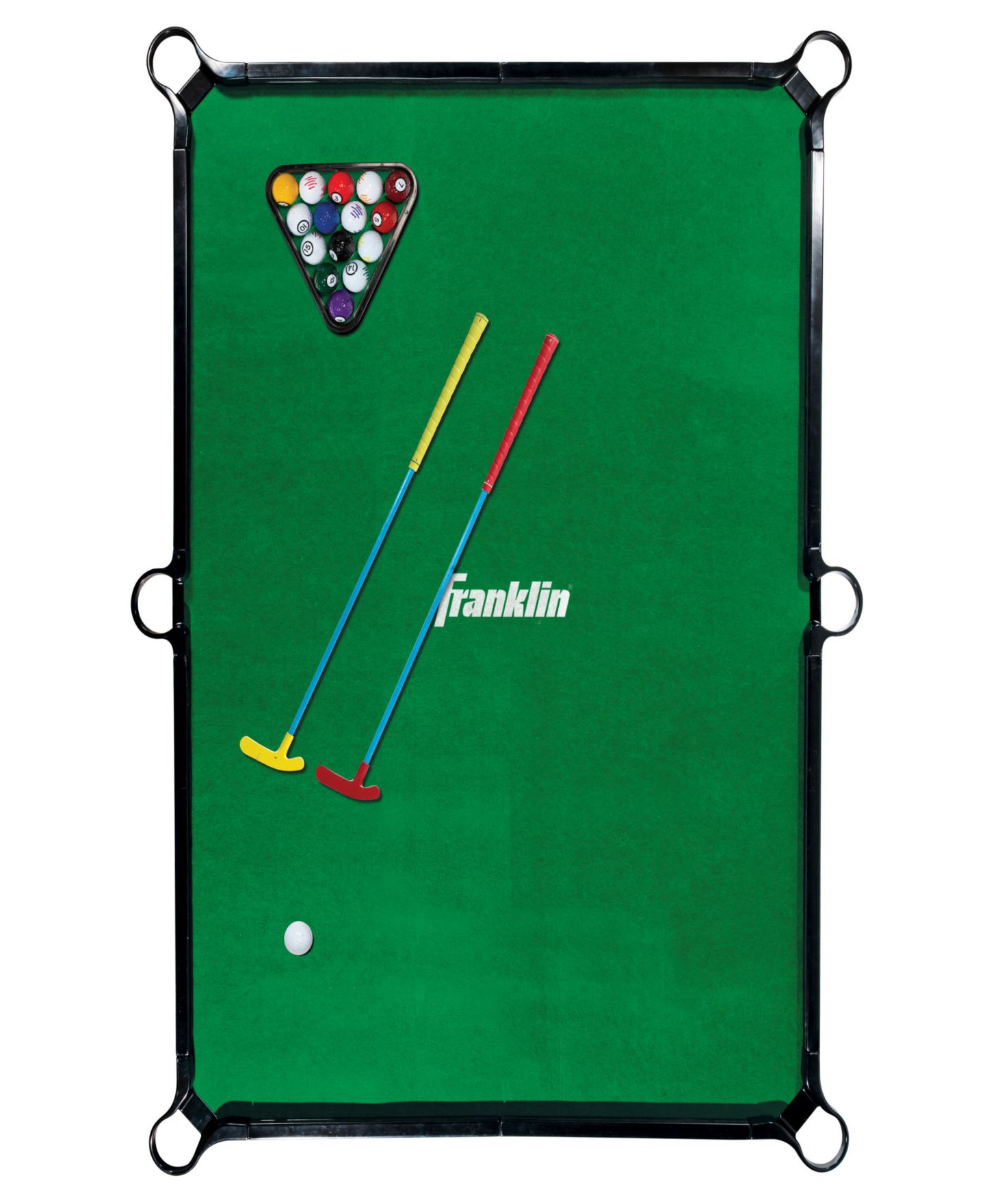 Детские игрушки Franklin Sports Billiards Golf 16-Piece Family Game, Ages 6+ — фото 1