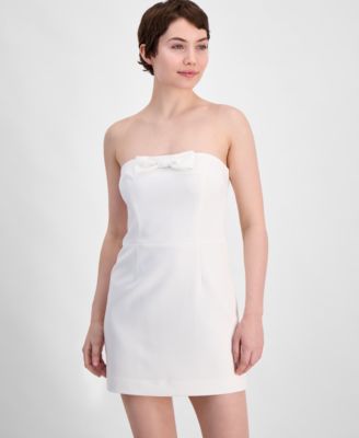 Women's Whisper Strapless Bow Mini Dress