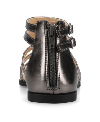 Women's Genneva Zipper Flat Sandals