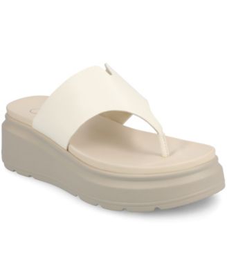 Women's Carah Thong Platform Wedge Sandals