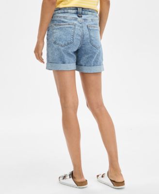 Women's Cuffed Denim Shorts