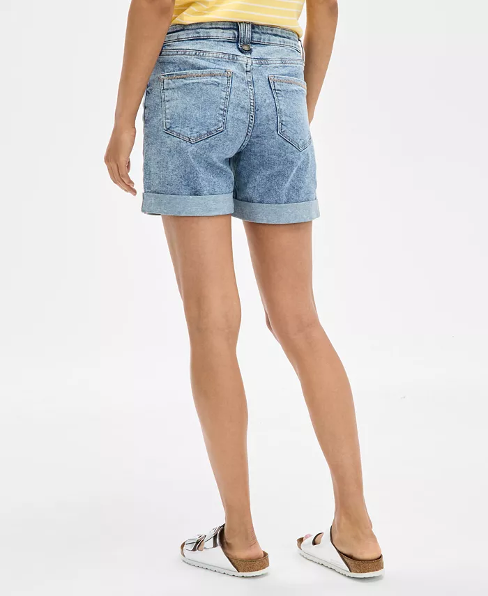 Nautica Women's Cuffed Denim Shorts - thumbnail 4