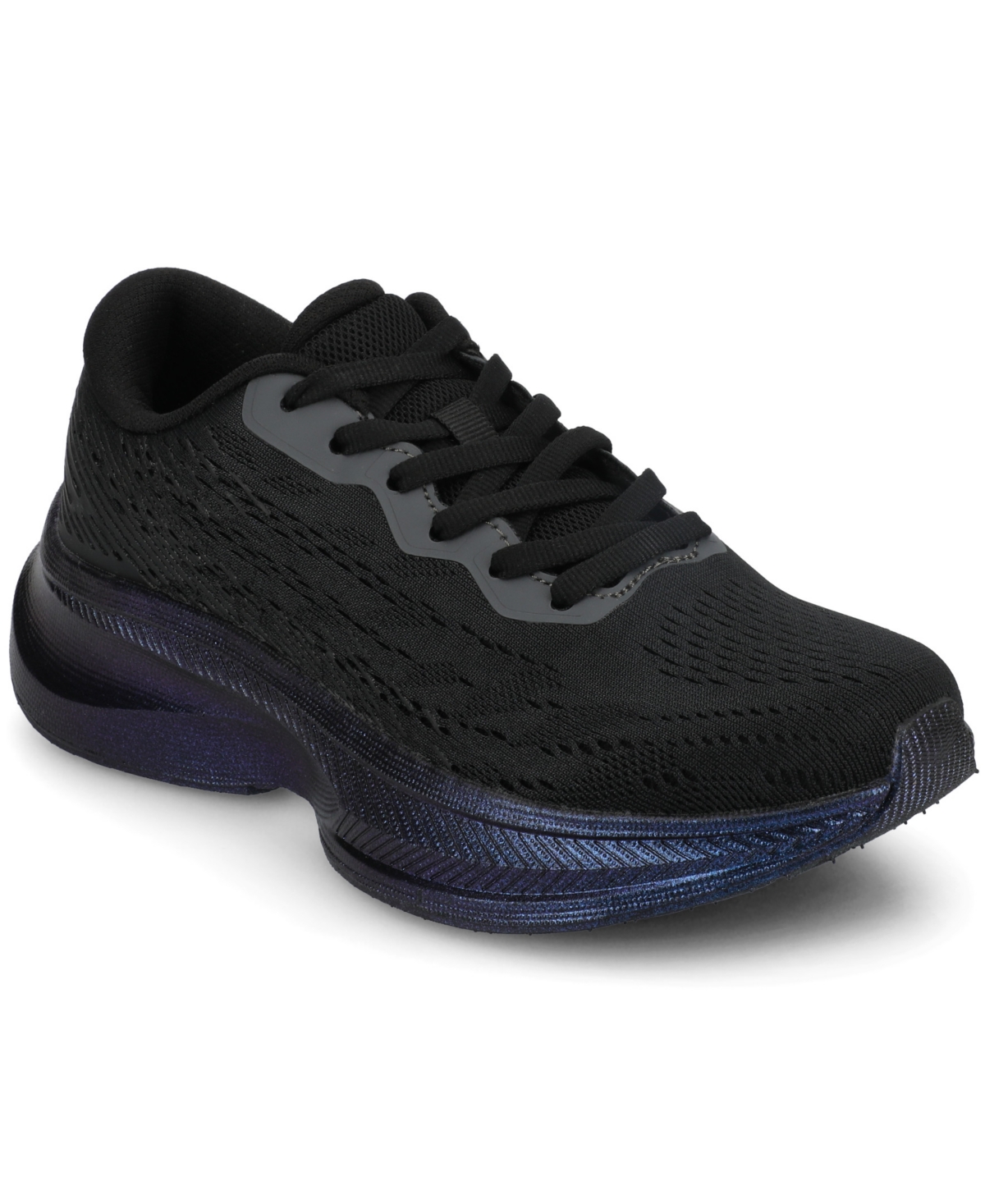 Shop Journee Collection Women's Blume Casual Lace-up Sneakers In Black