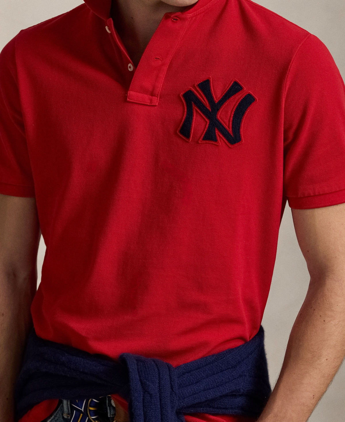 Polo Ralph Lauren Unisex Yankees Polo Shirt In Red