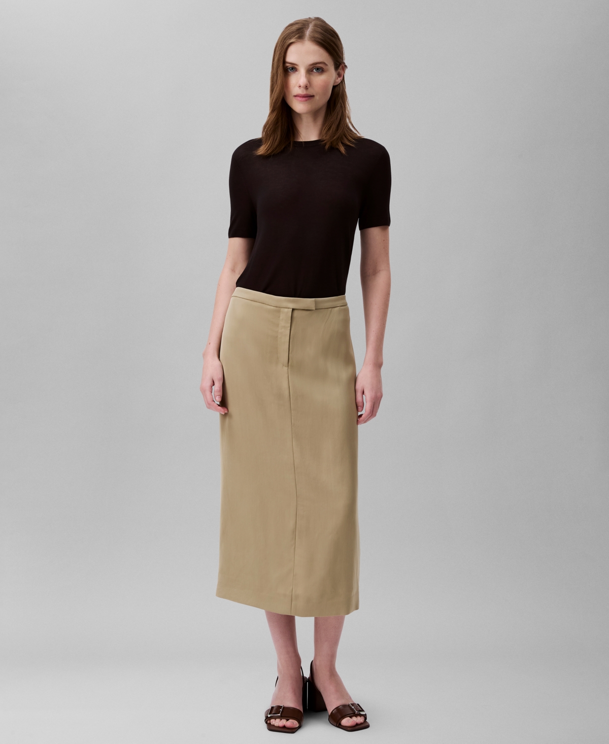 Calvin Klein Women's Midi Skirt In Tree House