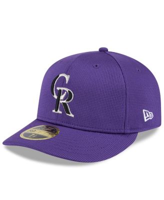 Men's Purple Colorado Rockies 2025 Spring Training Low Profile 59FIFTY Fitted Hat