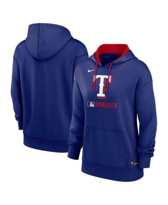 Nike - Women's Royal Texas Rangers Authentic Collection Performance Pullover Hoodie
