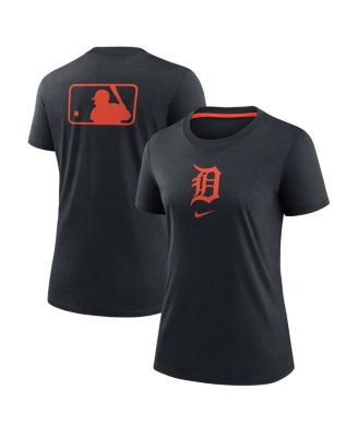 Nike - Women's Navy Detroit Tigers Authentic Collection Early Work Tri-Blend T-shirt