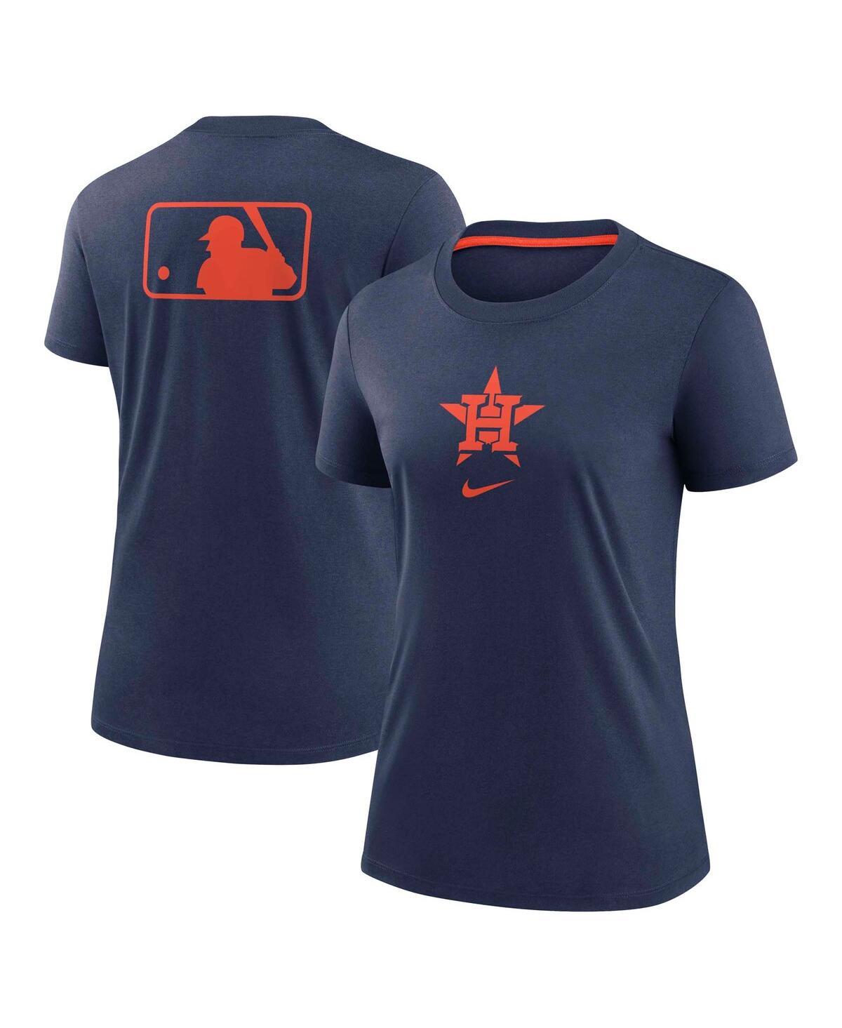 Nike Women's Navy Houston Astros Authentic Collection Early Work Tri-blend T-shirt In Navy