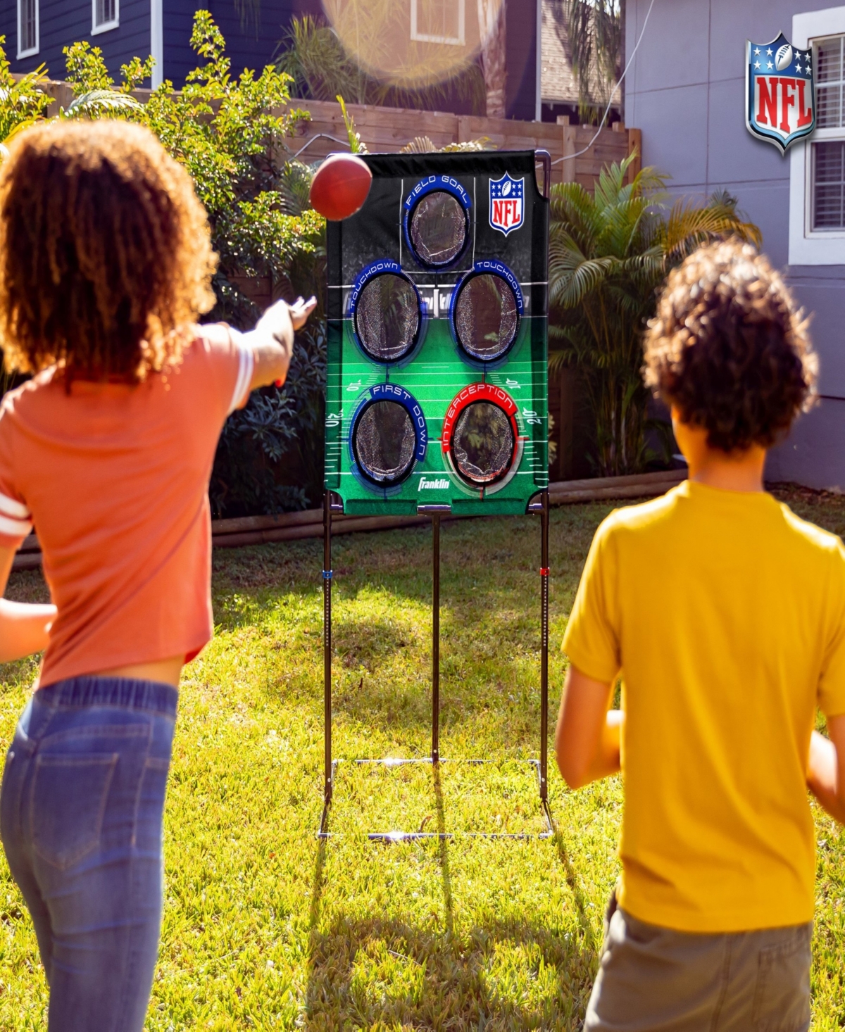 Franklin Sports Nfl Deluxe Football Target Toss Game In No Color