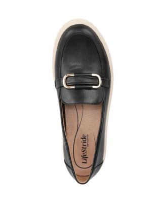 Women's Geneva-Bit Closed Round Toe Platform Loafers