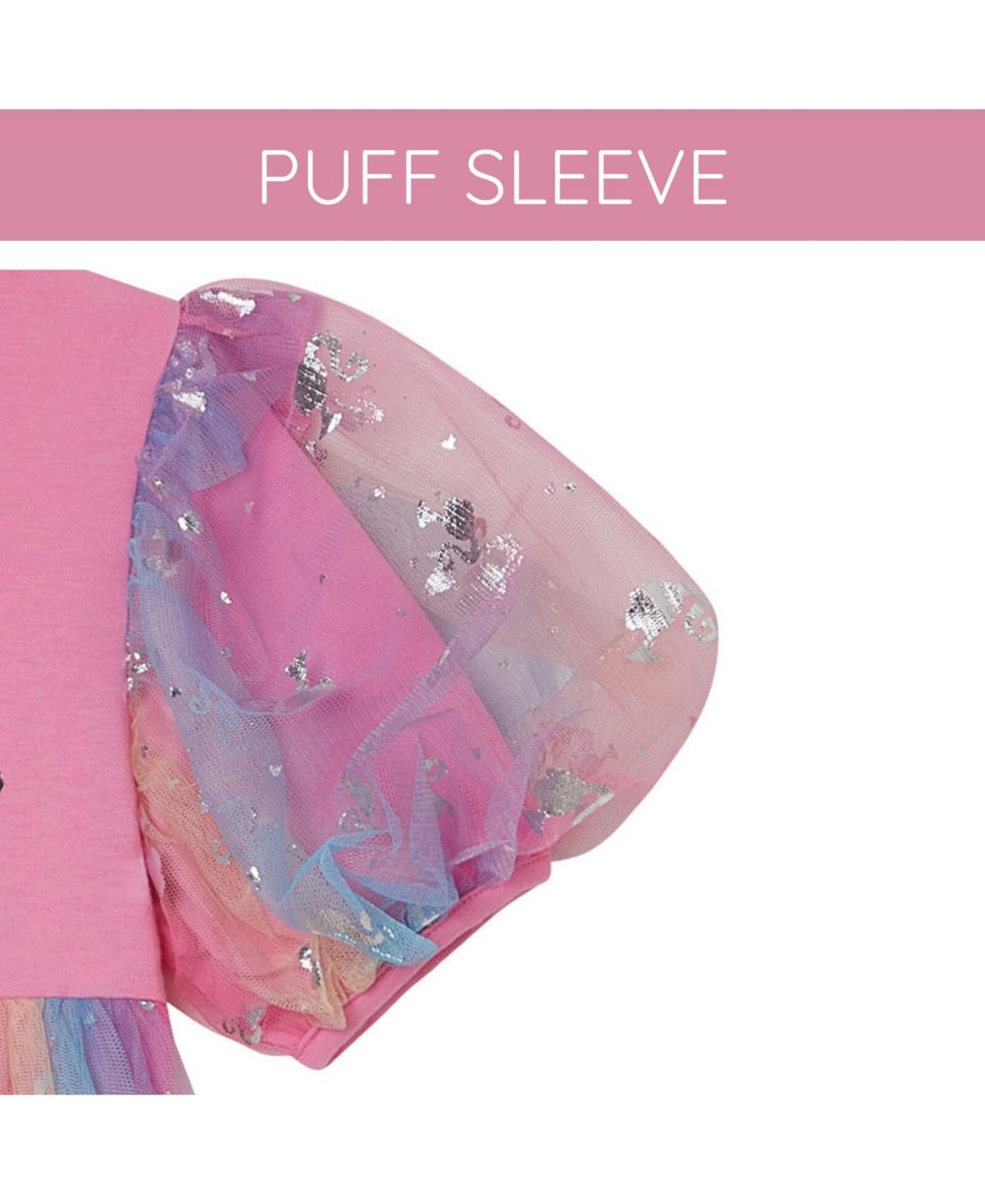 Платье Barbie Sequin Tutu Dress для девочек, цвет: Розовый — фото 3