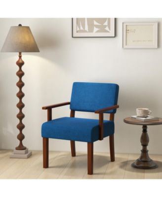 Accent Chair for Living Room with Soft Padded Seat and Backrest Stylish and Comfortable Lounge Seating