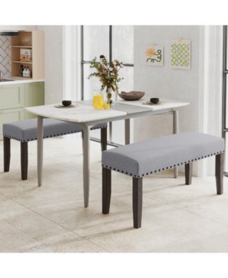 Upholstered Entryway Bench End of Bed Bench