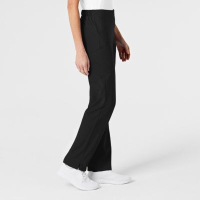 Petite W123 Flat Front Cargo Scrub Pant