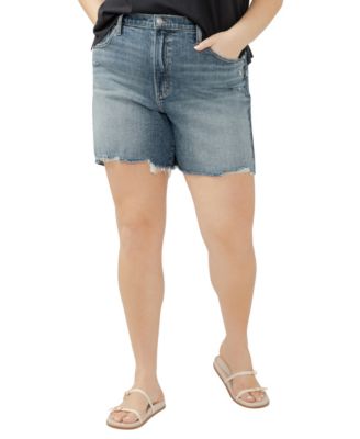 Plus Size Highly Desirable High Rise Shorts
