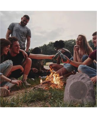 Wireless Outdoor Rechargeable Stereo Rock Speakers Pair