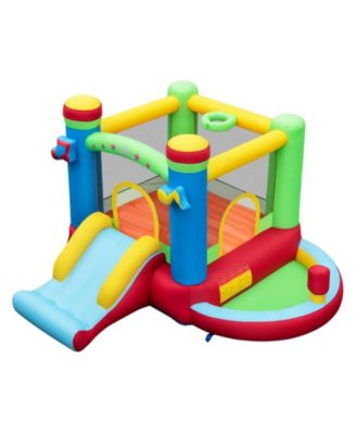 Inflatable Kids Bounce House Music-Themed Castle with Sound Interaction