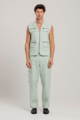 Men's Linen Blend Free Heaven Vest With Pocket