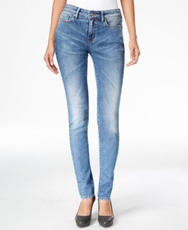 Calvin Klein Jeans Ultimate Skinny Blue Fly Wash Jeans - Jeans - Women ...