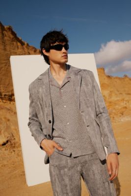 Men's Free Heaven Linen Suit Blazer