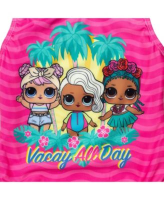 Little Girls One Piece Bathing Suit