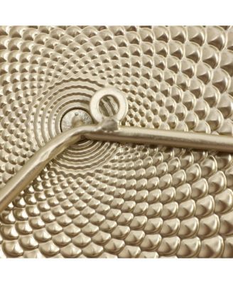 Distressed Multi-Color Pastels 47.4-Inch Wide Abstract Metal Wall Decor