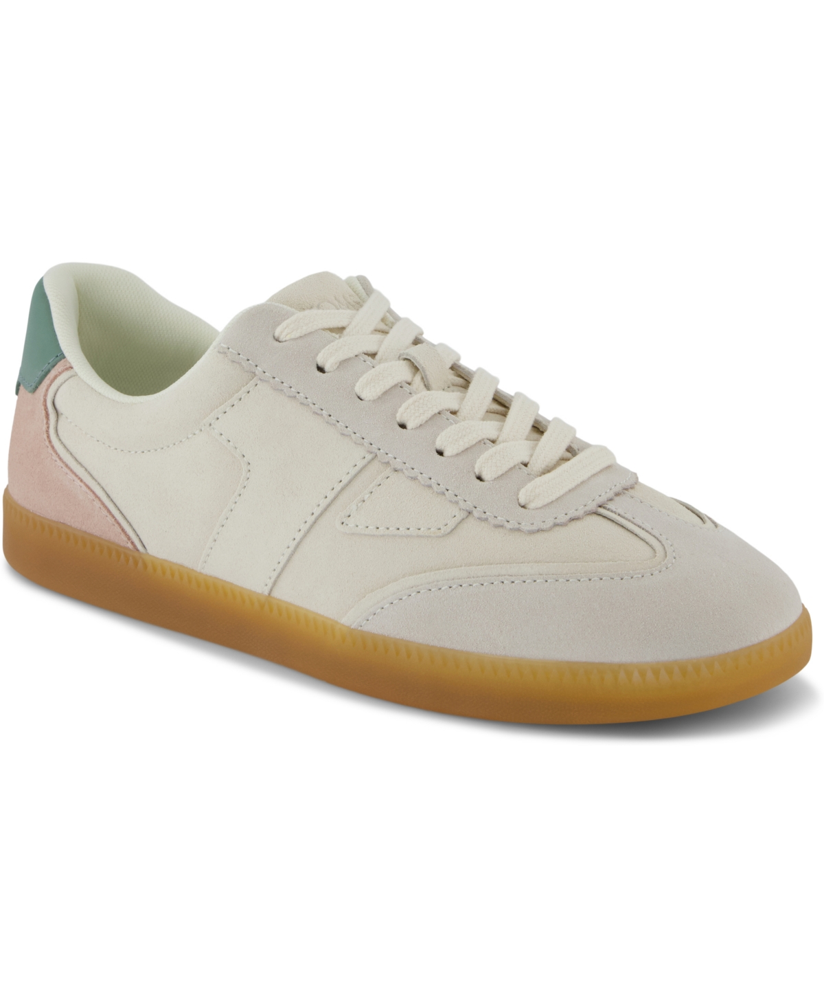 Toms Women's Collins Lace-Up Sneakers - Egret Suede, Leather