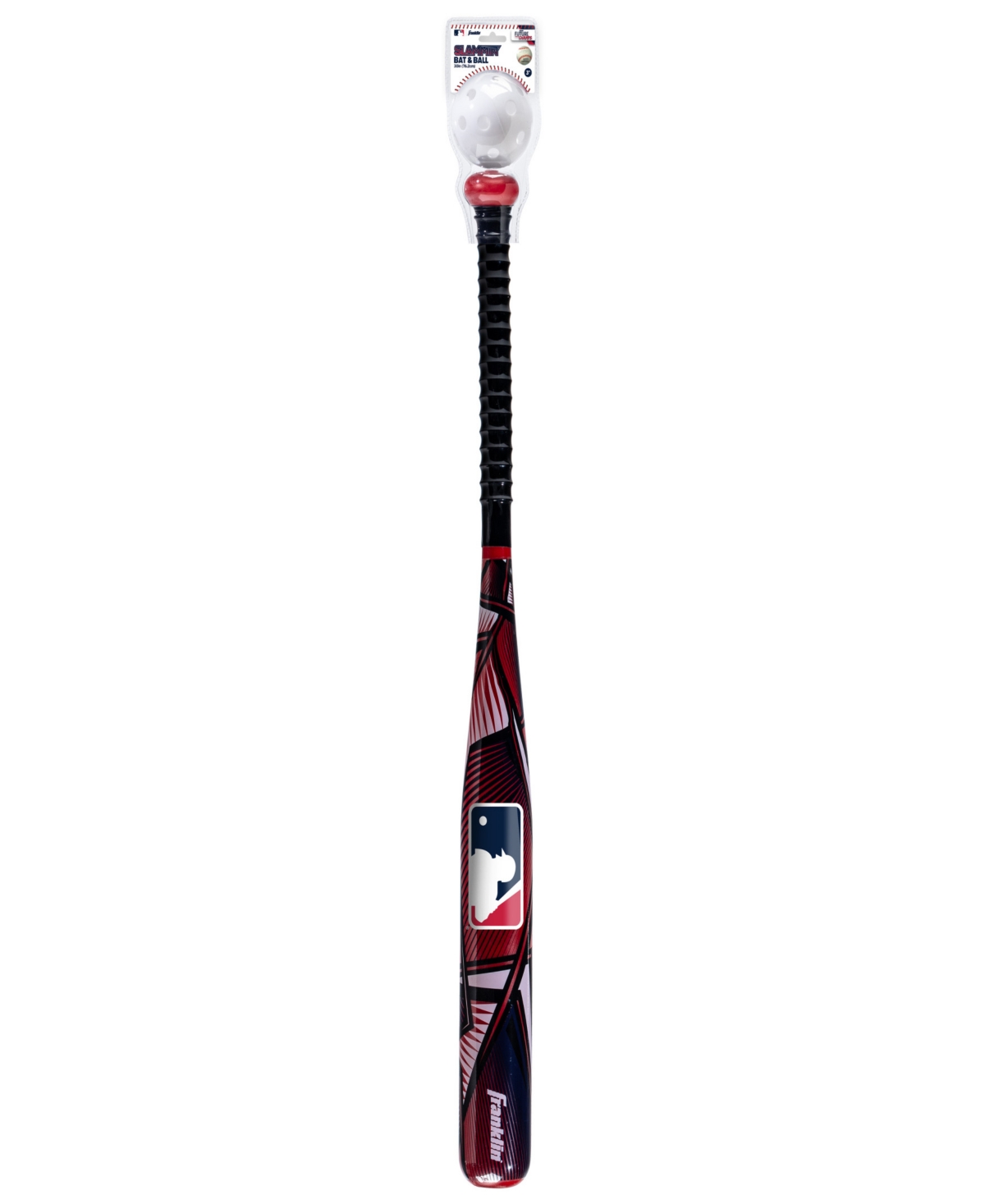 Shop Franklin Sports Mlb Slammin' Bat & Ball Set In Red