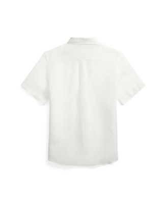 Boys 8-20 Short-Sleeve Linen Shirt