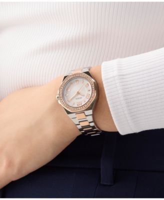 Women's Analog Two-Tone Stainless Steel Watch, 34mm