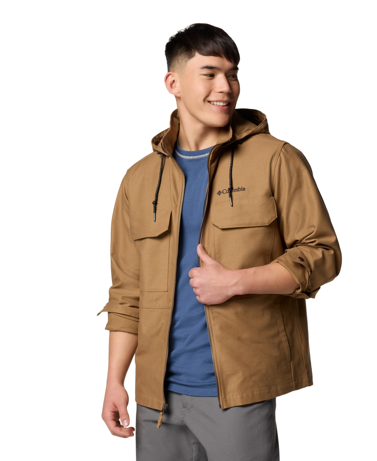 Shop Columbia Men's Indigo Canyon Jacket In Delta