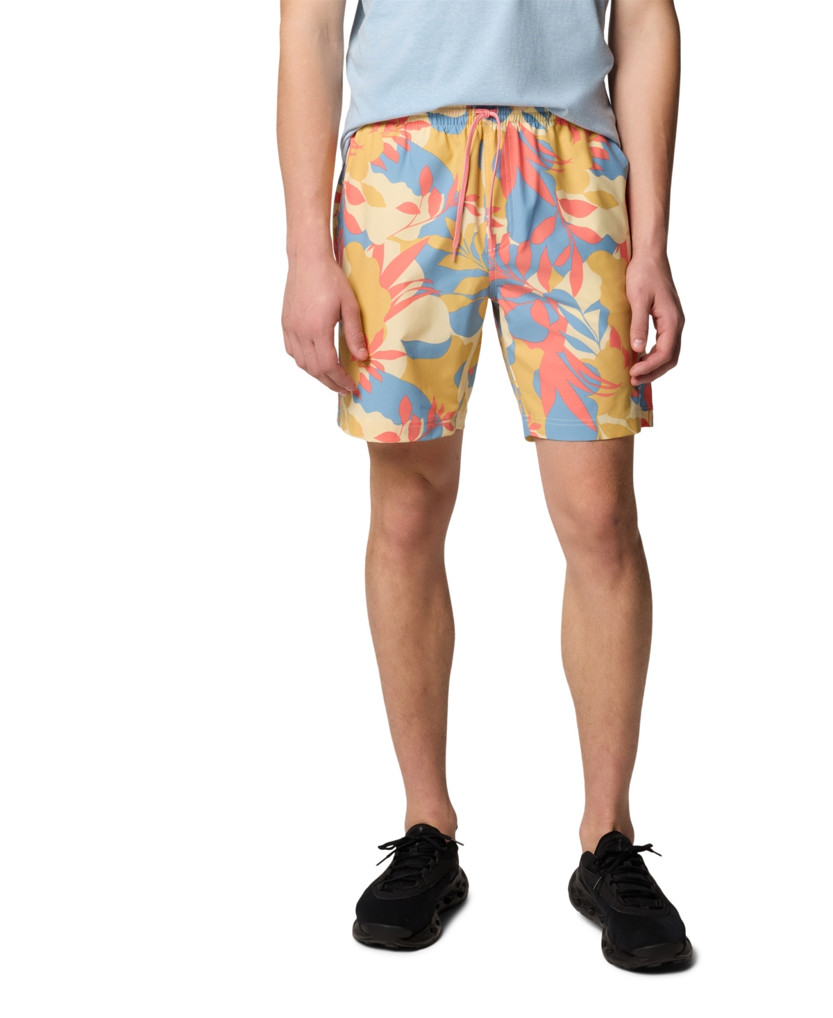 Columbia Men's Summertide Stretch Printed Shorts In Brown