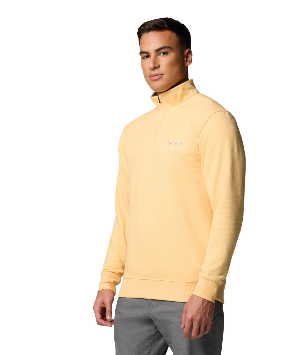 Shop Columbia Men's Hart Mountain Ii Quarter-zip Fleece Sweatshirt In Cocoa Butt