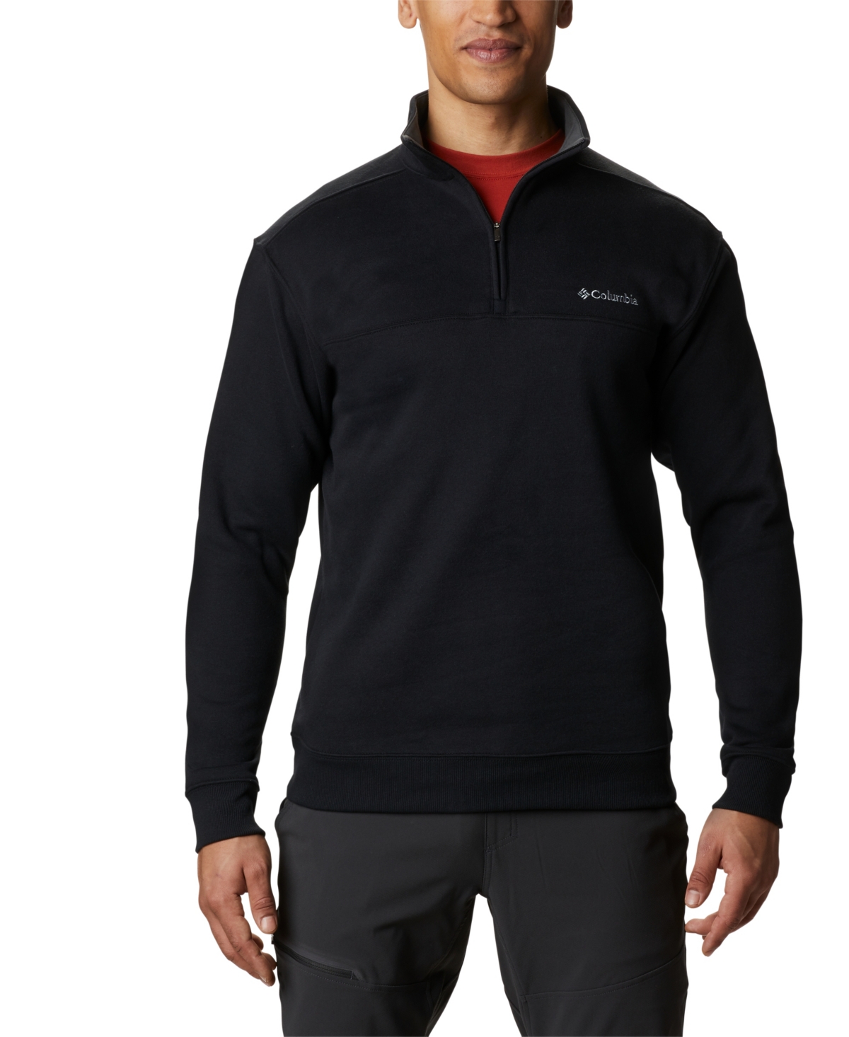 Men's Hart Mountain Ii Quarter-Zip Fleece Sweatshirt - Carbon Heather
