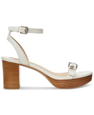 Ralph Lauren◆ロゴ Melissah サンダル Melissah Calfskin Platform Sandal
