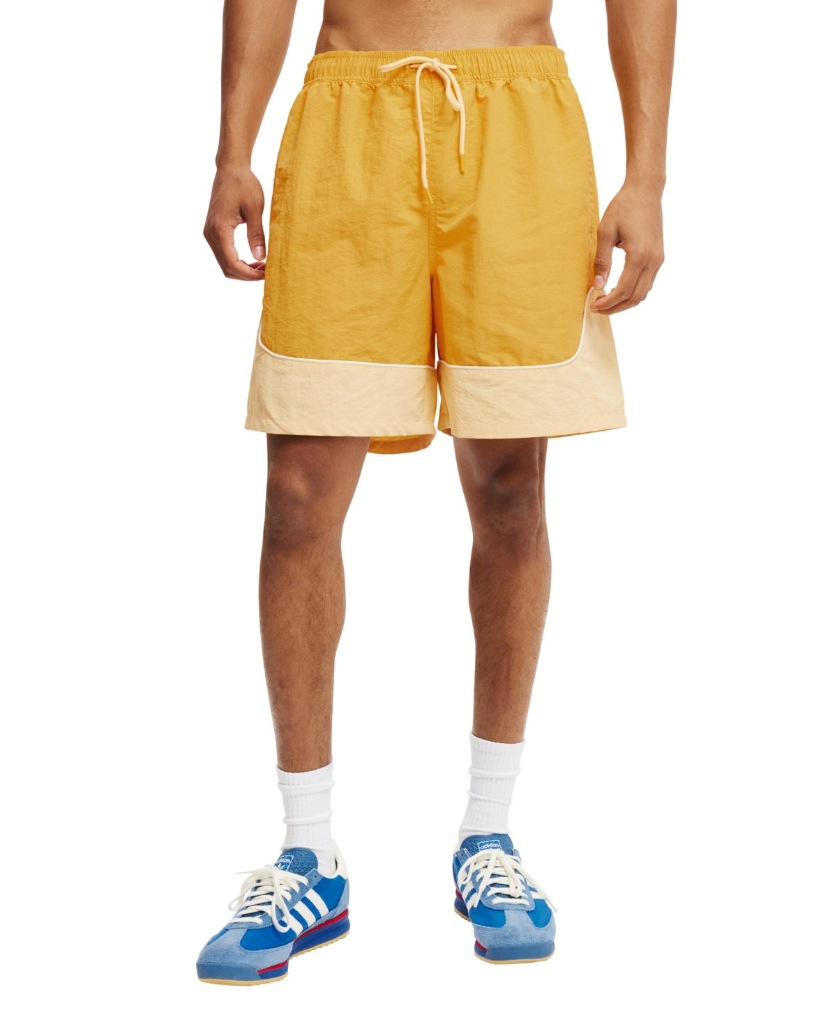 Shop Cotton On Men's All Purpose Short In Yellow Tonal Panel