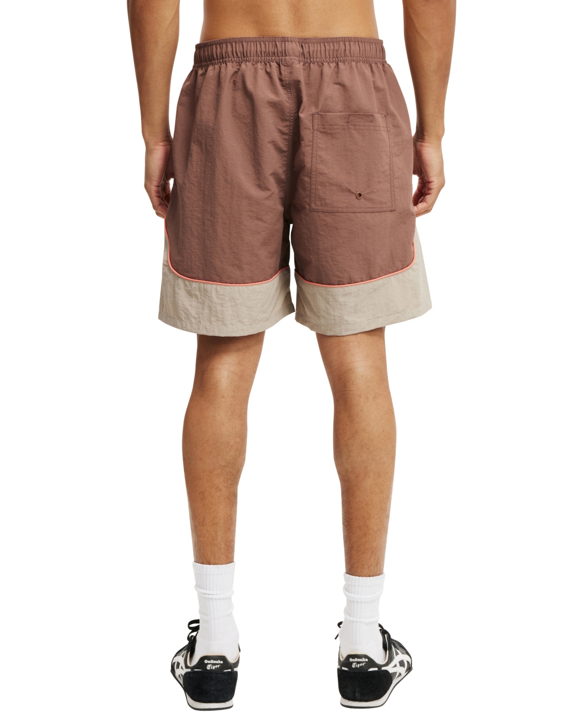Shop Cotton On Men's All Purpose Short In Burgandy,gravel Panel